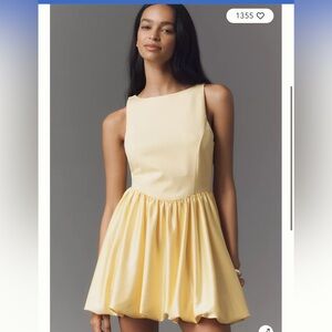 Maeve boat neck bubble dress